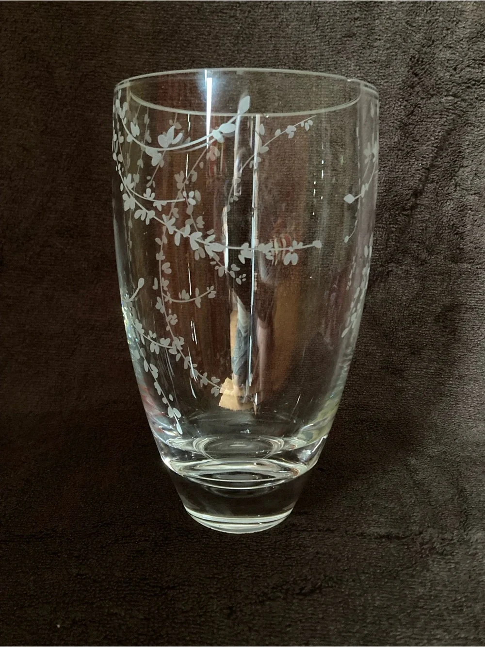 Kate Spade New York Gardner Street Bouquet Vase 8.5” Clear  Floral  Lenox